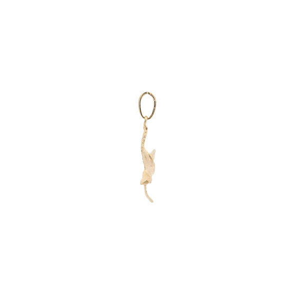 14K Yellow Gold Flying Pelican Charm 24x15mm