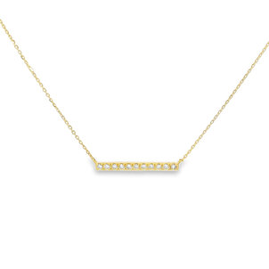 14KY .19ct Diamond Bar N 16"-17"-18"