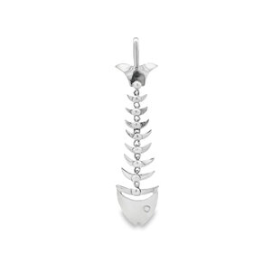 SS Large Articulated Bonefish Pendant
