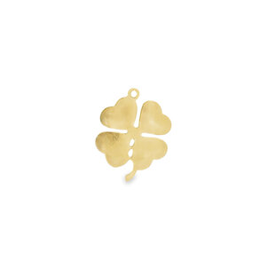 14KY Estate 22x18mm 4 Leaf Clover Charm