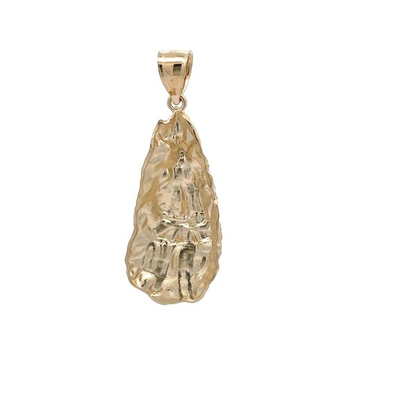 14K Yellow Gold Oyster Pendant Gold Creations Original