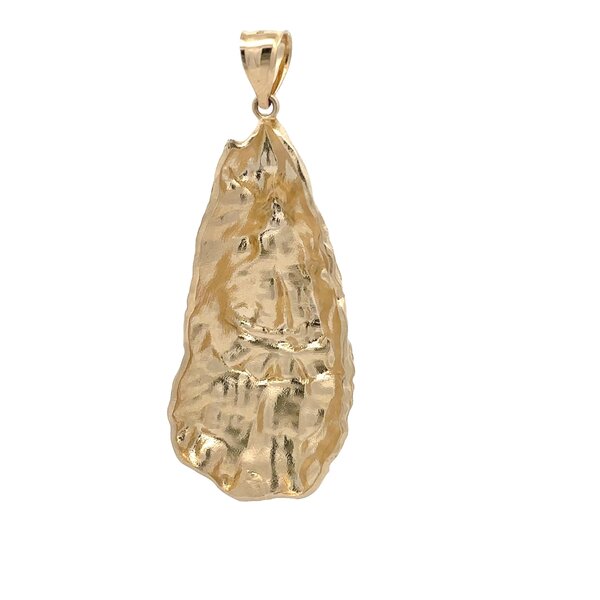 14K Yellow Gold Oyster Pendant Gold Creations Original