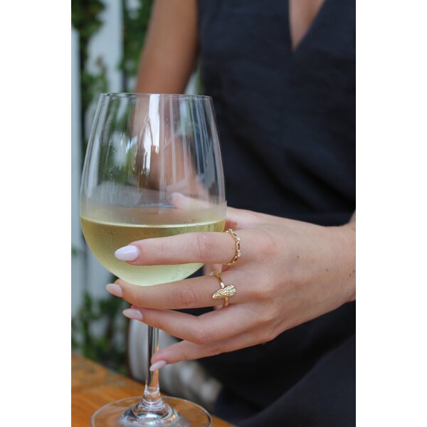 14K Yellow Gold Original Gold Creations Small Oyster Ring Size 8.5