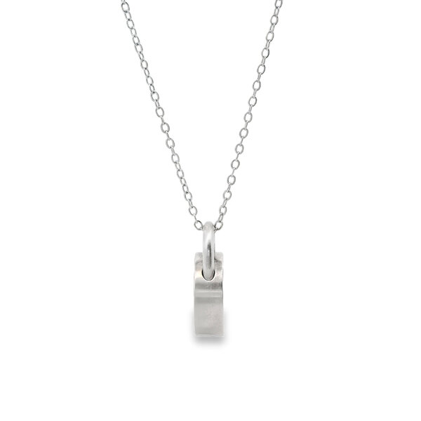 Sterling Silver Estate Tiffany & Co Padlock Necklace Adjustable 17.75"