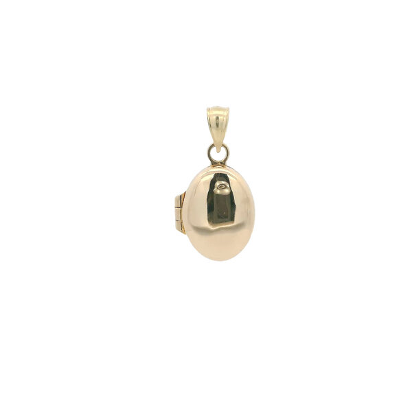 14K Yellow Gold 25x13mm Polished Locket