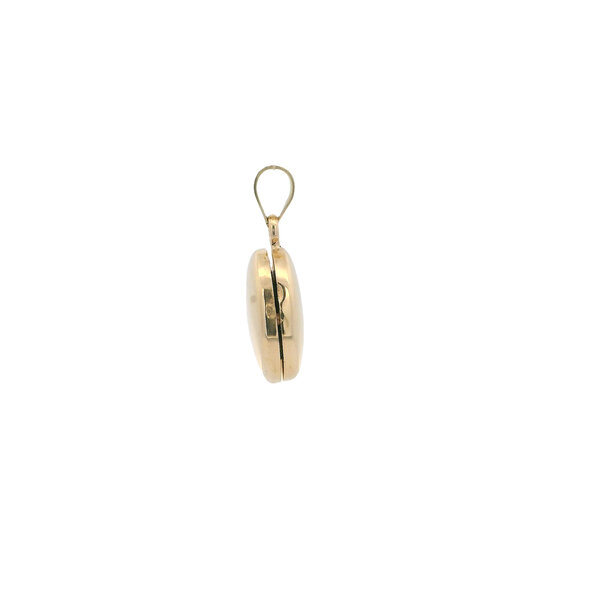 14K Yellow Gold 25x13mm Polished Locket