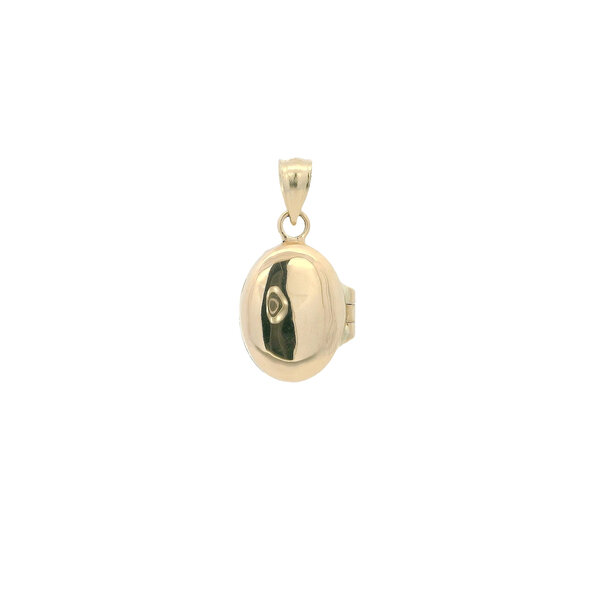 14K Yellow Gold 25x13mm Polished Locket