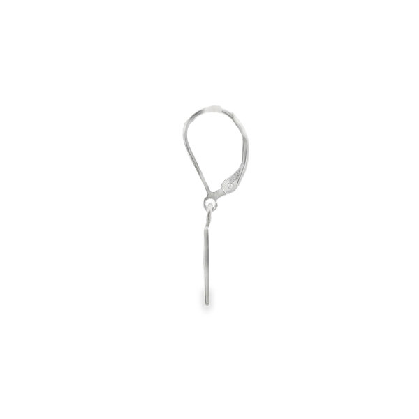 Sterling Silver Enamel Big Red Citadel Flag Earrings - Small