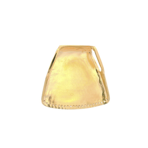 14K Yellow Gold .20ct Diamond Large Slide with Hand Engraving