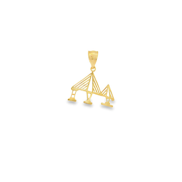 14K Yellow Gold Gold Creations Original Ravenel Bridge Charm 21x17mm