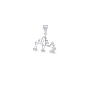 SS GC Org Ravenel Bridge Charm 21x17mm