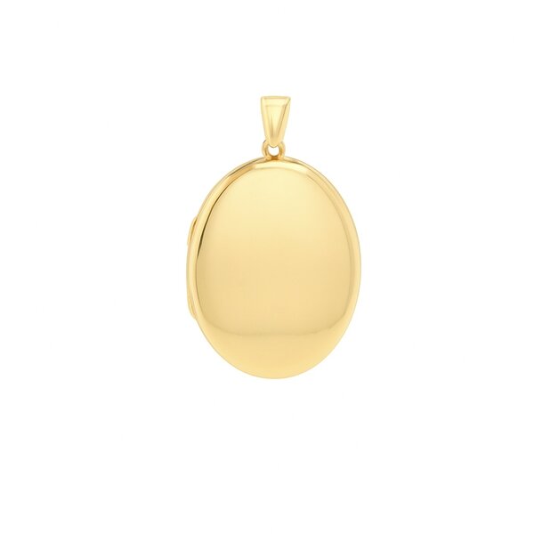14K Yellow Gold 45x27mm Polished Locket
