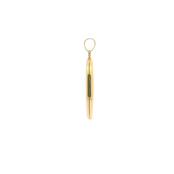 14K Yellow Gold 45x27mm Polished Locket