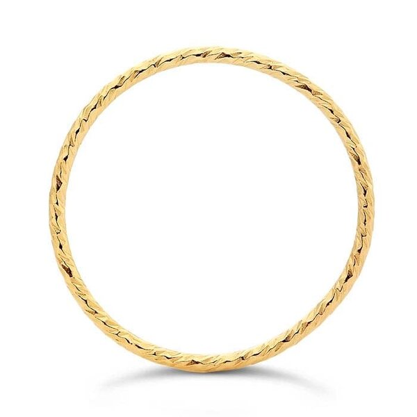 Gold Filled 1mm Sparkle Stacking Ring