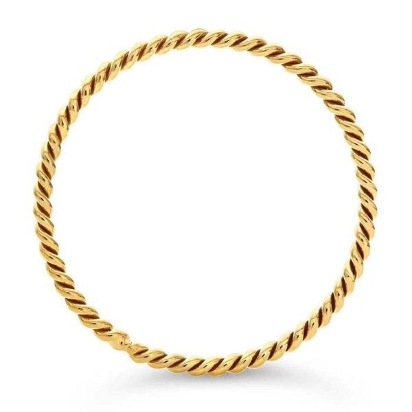 Gold Filled Twisted Wire Band