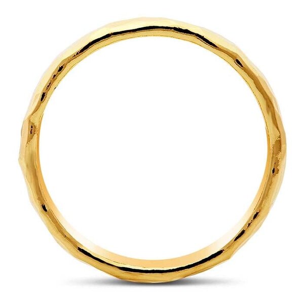 Gold Filled 4.2mm Hammered Ring