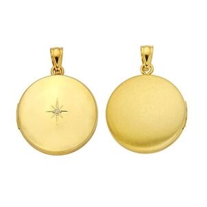 GF 28.5x20mm North Star CZ Locket
