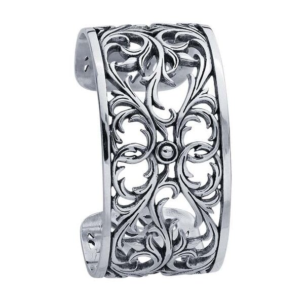 Sterling Silver Charleston Gate Cuff