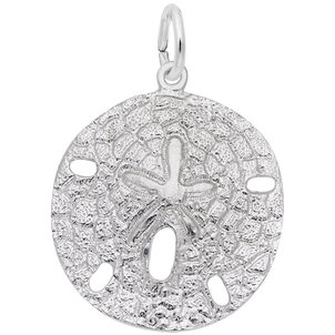 SS 22mm Sand Dollar Charm RQC