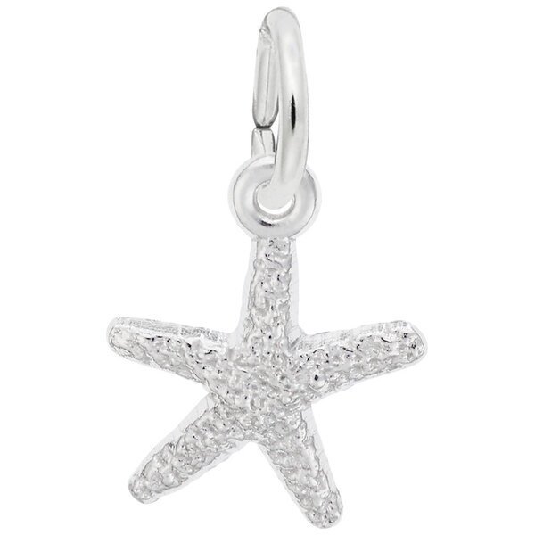 Sterling Silver Small Starfish Charm