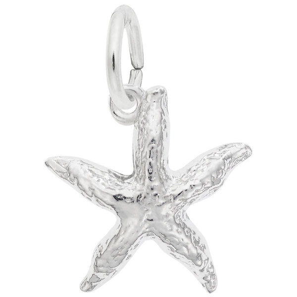 Sterling Silver Medium Starfish Charm