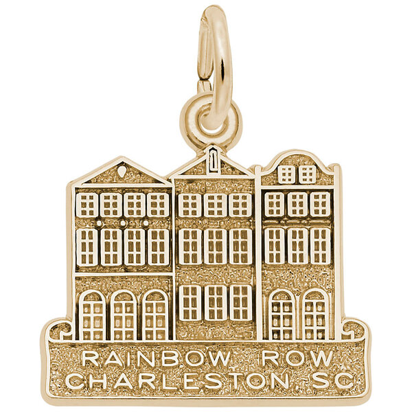 14K Yellow Gold Rainbow Row Charm RQC