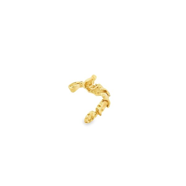 14K Yellow Gold Articulated Sea Horse Charm 30x9mm