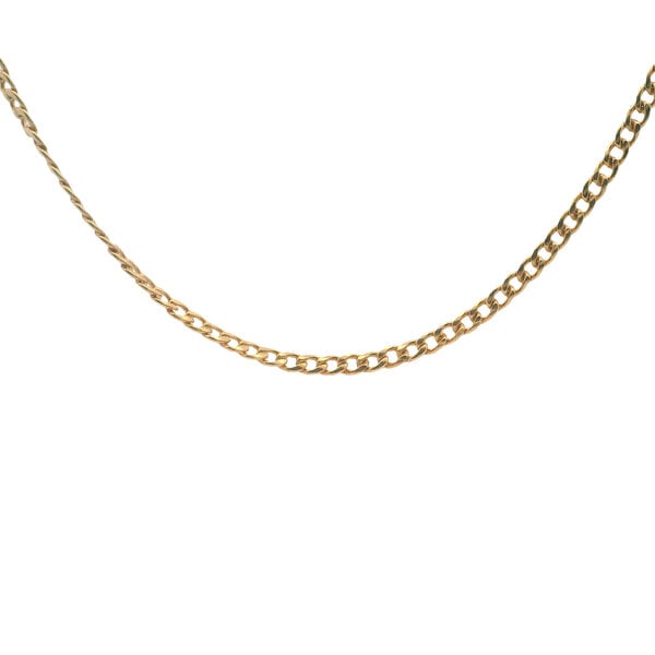 Gold Filled 3mm Curb Chain 22"