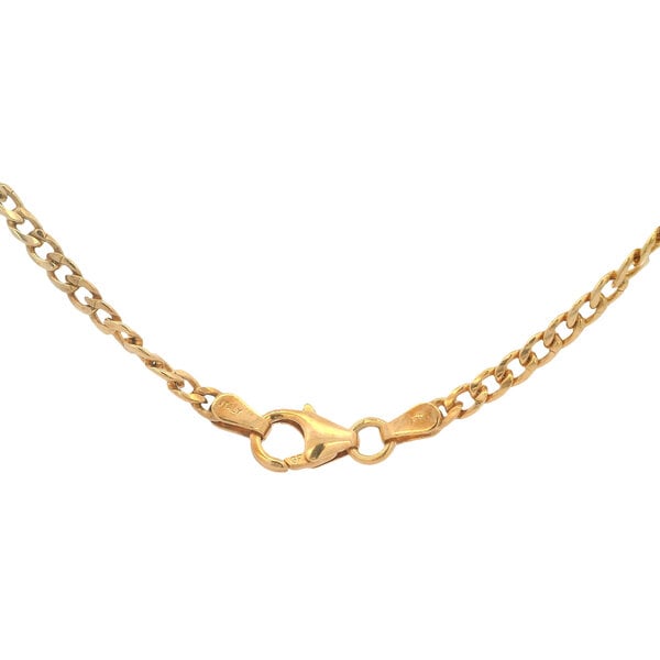 Gold Filled 3mm Curb Chain 22"