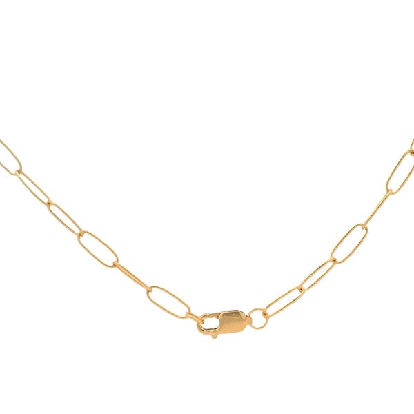 Gold Filled 2.8mm Paperclip Chain 18"