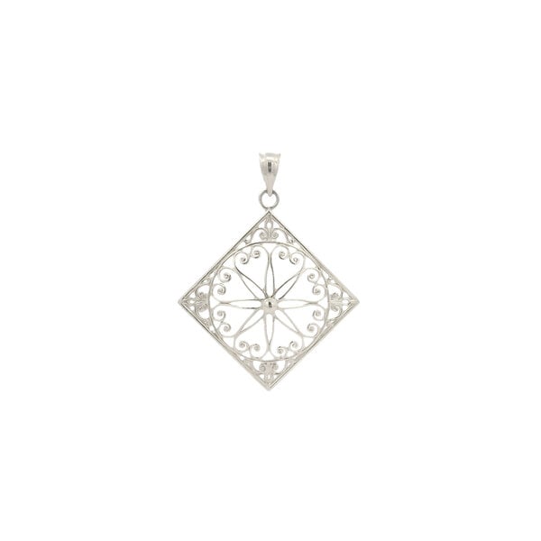 Sterling Silver Old Exchange Gate Pendant