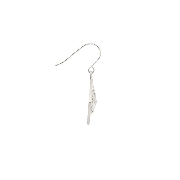 Sterling Silver Old Exchange Gate Earrings