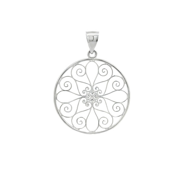 Sterling Silver 5 King Gate Pendant