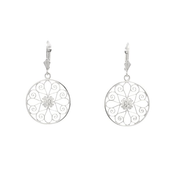 Sterling Silver 5 King Gate Earrings