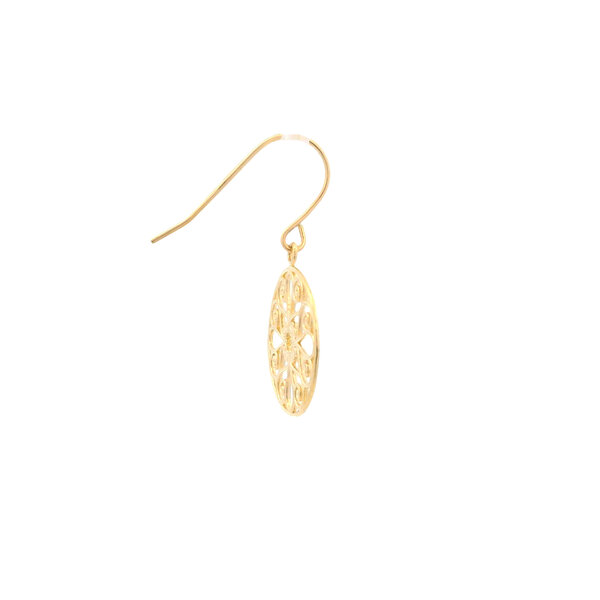 14K Yellow Gold 5 King Gate Earrings