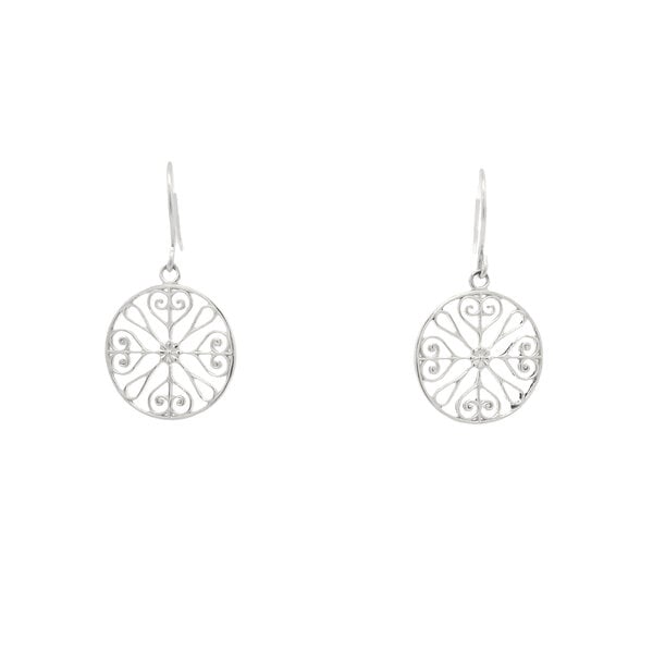 Sterling Silver Thomas Bennett House Gate Earrings