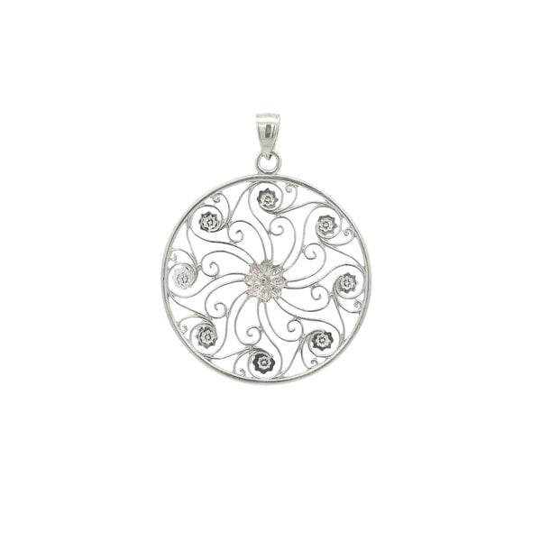 Sterling Silver Market Gate Pendant