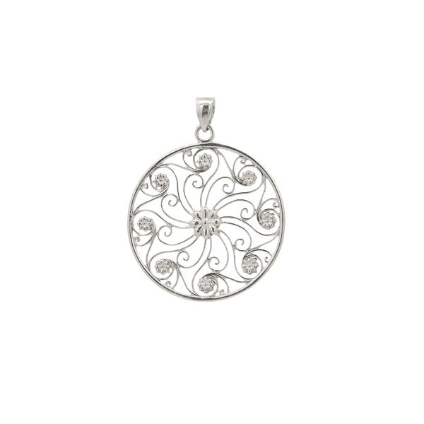 Sterling Silver Market Gate Pendant