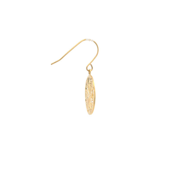14K Yellow Gold Market Gate Earrings