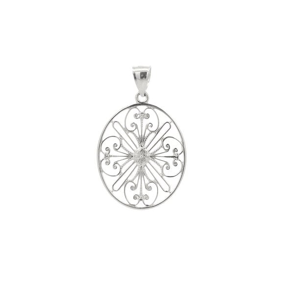 Sterling Silver Rainbow Row Gate Pendant