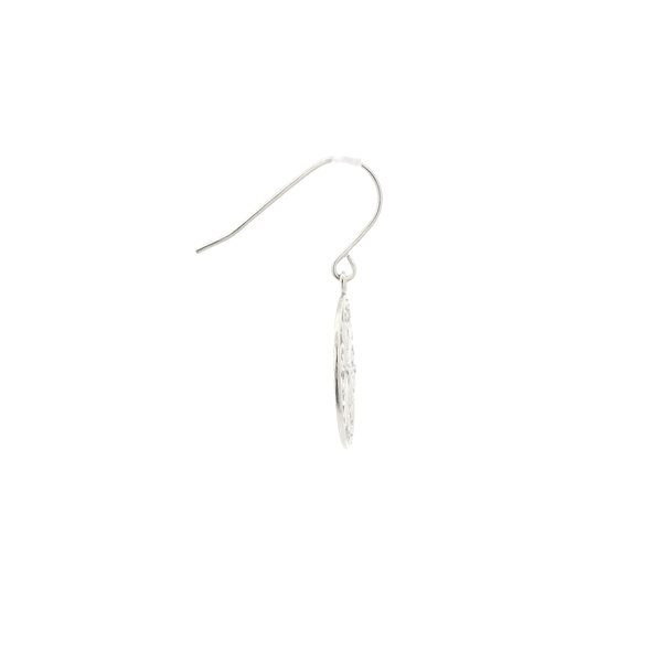 Sterling Silver Rainbow Row Gate Earrings