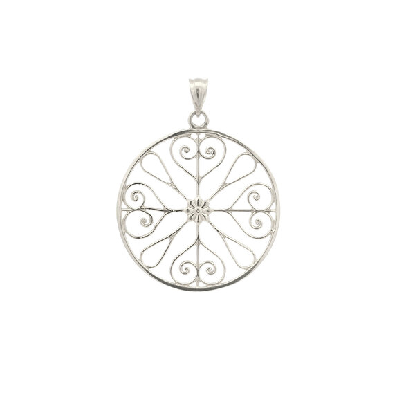 Sterling Silver Thomas Bennett House Gate Pendant
