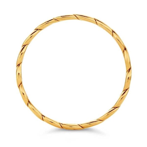 Gold Filled Flat Woven Band