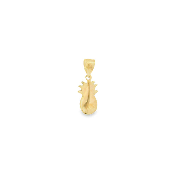 Gold Creations 14K Yellow Gold Flat Pineapple Charm