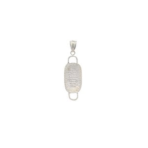 SS Medium Sweetgrass Bread Basket Charm 33x10mm