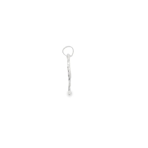 Sterling Silver Polished Palmetto & Moon Charm 21x14mm