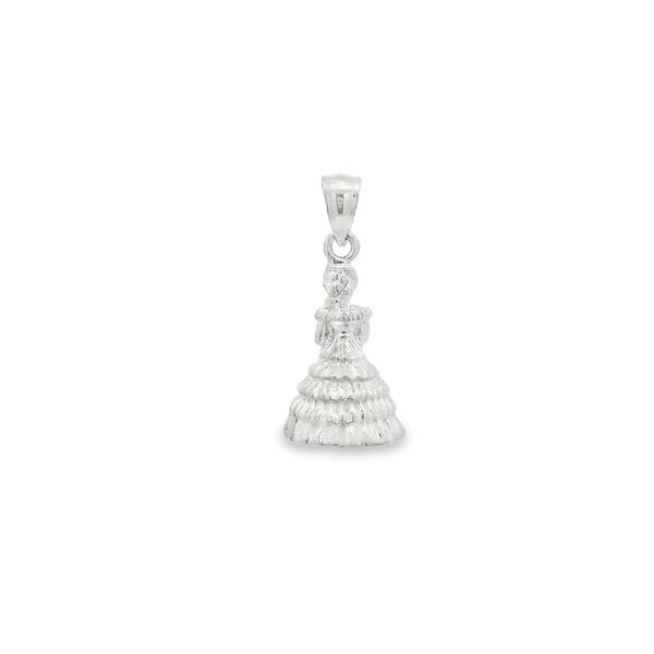 Sterling Silver Southern Belle Charm 24x12mm