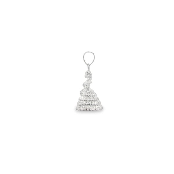 Sterling Silver Southern Belle Charm 24x12mm