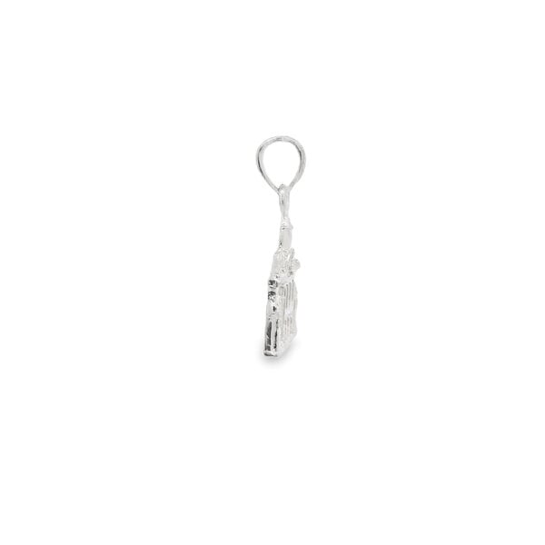 Sterling Silver Old Exchange Building Charm 23x17mm