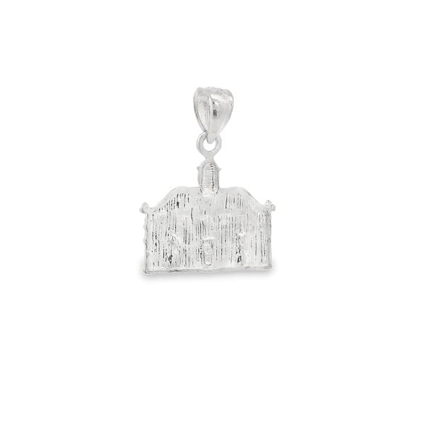 Sterling Silver Old Exchange Building Charm 23x17mm